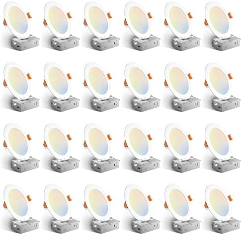 Amico 24 Pack 6 Inch LED Recessed Light