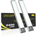 Under Cabinet Lighting, 2400mAh Motion Sensor Light Indoor, 2 Pack