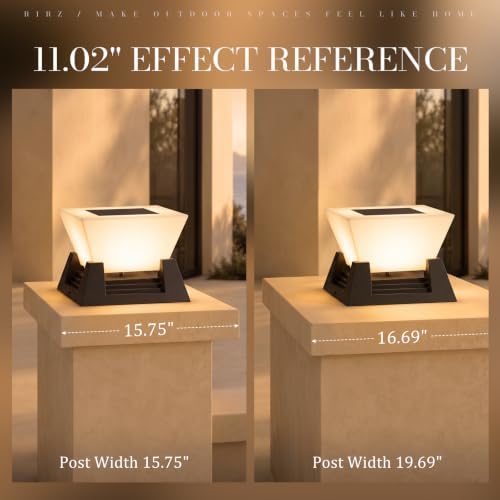 11.02" Outdoor Post Light, IP54 Waterproof