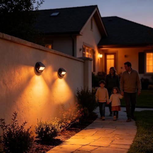 Solar Outdoor Wall Lights, Motion Sensor, Waterproof