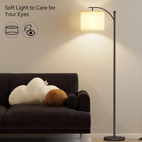 SUNMORY Arc Floor Lamp, 3 Color Temperatures