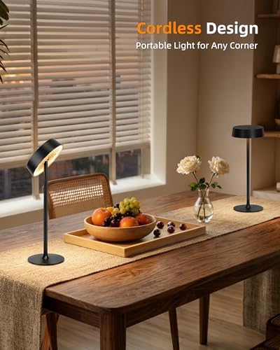 EZVALO Cordless Rechargeable Table Lamp