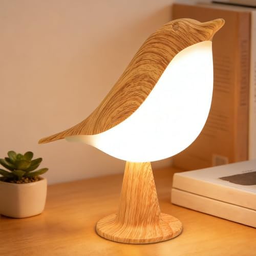 Haotao Small Bird Table Lamp, 2600mAh Rechargeable
