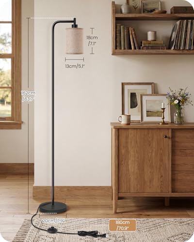 Dimmable Floor Lamp with Remote, 10W Bulb