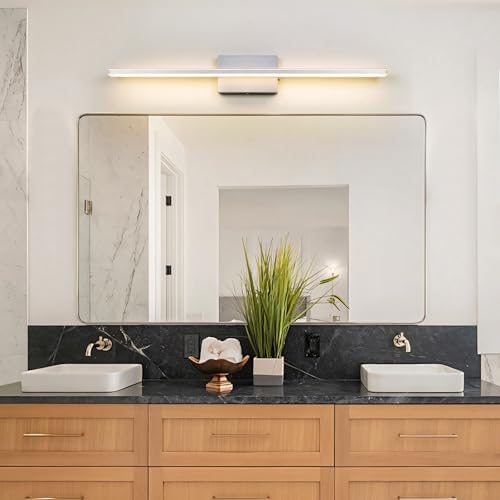 31.5 inch Brushed Nickel LED Bathroom Vanity Light