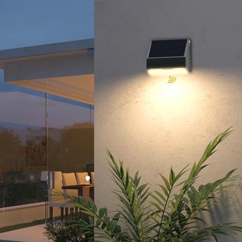 Outdoor Solar Fence Light, 1000LM, 4000K/3000K