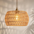 12.6 x 6.7 in Woven Rattan Lamp Shade