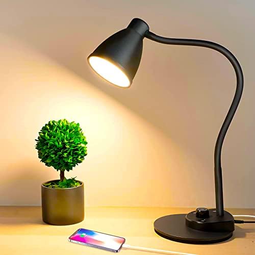 BOHON Dimmable LED Desk Lamp, Black