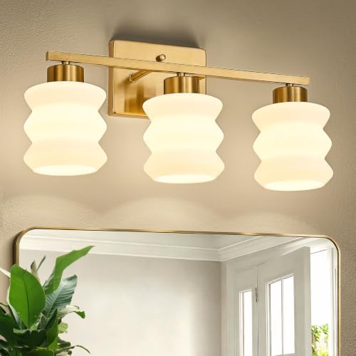 Modern 3-Light Glod Vanity Light