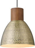 ELYONA 10.2" Hammered Pendant Light, Antique Gold
