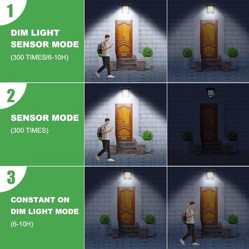 Tryme 118Leds Solar Lights Outdoor Clip Motion Sensor Lights Security