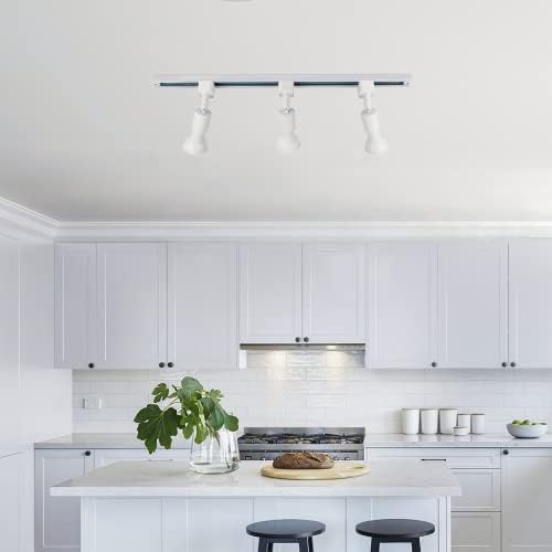 mirrea H-Type Track Lighting to E26 Adapter, 3-Pack