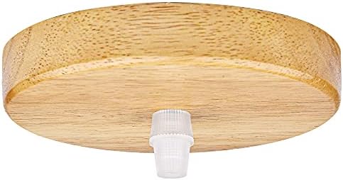 Arturesthome 7" Wood Ceiling Canopy Light Kit