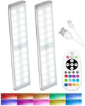 SZOKLED 58-LED RGB Under Cabinet Lights, 2 Pack