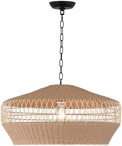 Matias 24 1/2" Vine and Rope Pendant Light Fixture