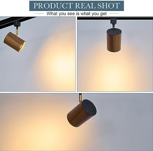 BISAMIYA H-Type Track Lighting, 3-Pack Black