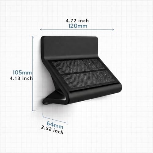 AURAXY Outdoor Solar Security Lights, Motion Sensor, Waterproof