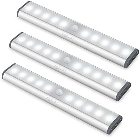 LEPOTEC LED Kitchen Lights, Wireless, 3Pack