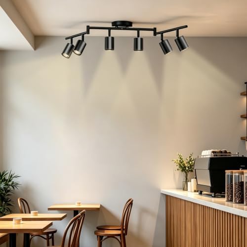 LED 6-Light Track Lighting Kit, 3 Color Adjustable