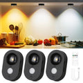 3-Pack Rechargeable LED Motion Sensor Puck Lights