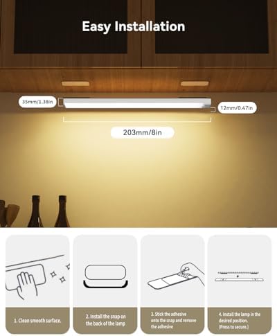 Under Cabinet Lights, 8inch, 3 Packs