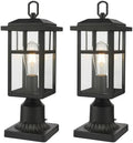 Beionxii 17Inch Outdoor Post Lights, 2 Pack