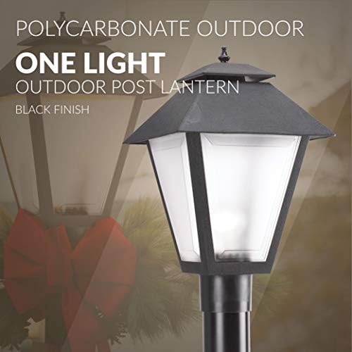 Generation Lighting Outdoor Post Lantern, Black