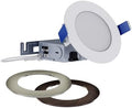 HALO HLB 4-Inch Canless LED Recessed Lighting, 2 Trims