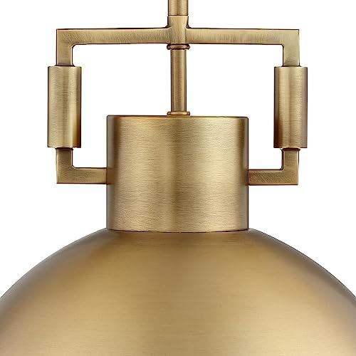 Nathan James Leigh Pendant Light, Antiqued Brass