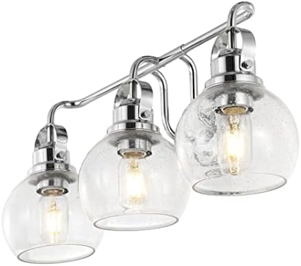 JONATHAN Y Shirley 3-Light Vanity Light 24", Chrome