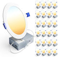 Ensenior 24 Pack 6 Inch LED Recessed Light