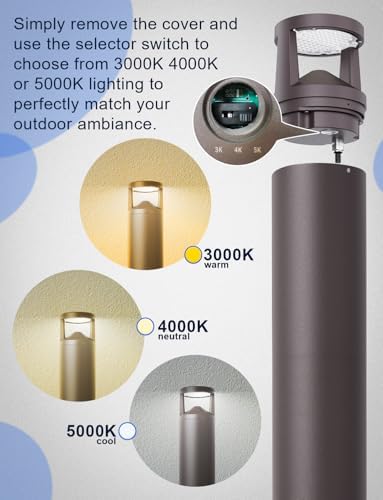 OSTEK 42" 24W LED Bollard Light