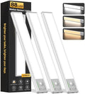 10.5in Rechargeable Under Cabinet Light, 3 Pack
