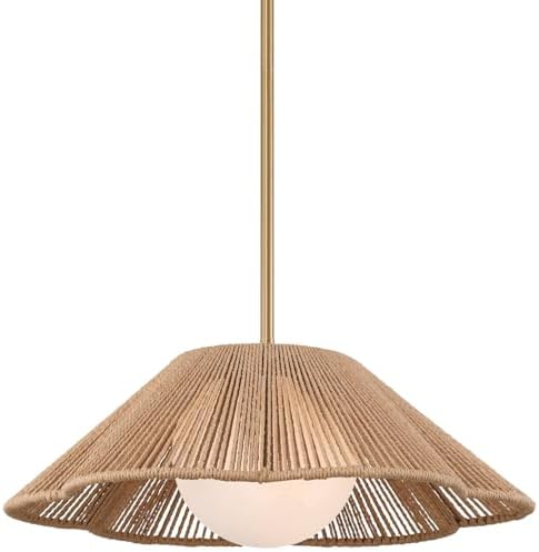 Mylinh 22 1/4" Natural Rope Pendant Light Fixture