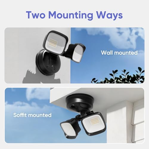 35W Outdoor Flood Lights, Switch Controlled for Patios, Porches, Side