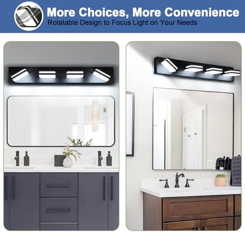 Torondo 27-Inch LED Bathroom Vanity Light, Matte Black