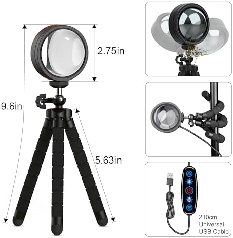 RGB Sunset Projection Lamp with App Control