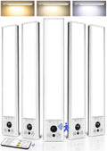 EZVALO 5-Pack 10inch Rechargeable Motion Sensor Under Cabinet Lighting