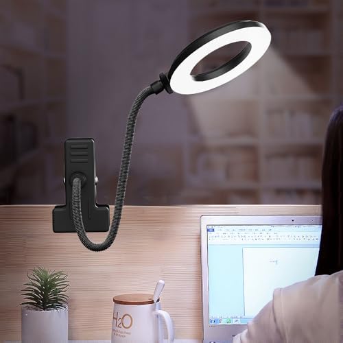 LED Desk Lamp with Clamp, 3 Color Modes
