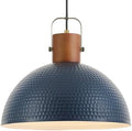 ELYONA 16-Inch Ash Wood Dome Pendant Light