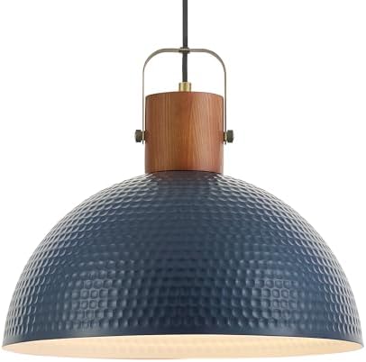 ELYONA 16-Inch Ash Wood Dome Pendant Light