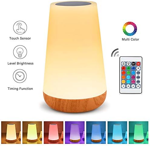 Portable Rechargeable Table Lamp, 13 Colors RGB