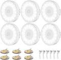 Cold White USB Rechargeable Motion Sensor Lights, 6 Pack