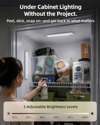 5-Pack Wireless Motion Sensor Under Cabinet Lights