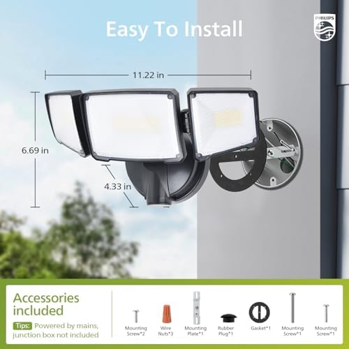 Philips 72W 7400LM LED Outdoor Flood Light