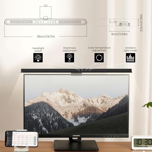 HomeBeyond USB LED Monitor Light Bar for Flat Screens