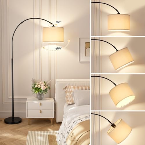 Ambimall 70" Dimmable Arc Floor Lamp with Remote