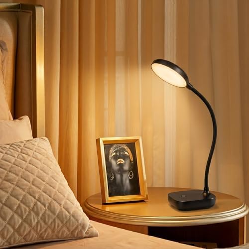 Rechargeable Desk Lamp, Black, 5W