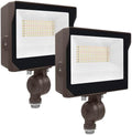 LUXRITE 15/25/35W LED Flood Lights Outdoor with Photocell Sensor, Up to 5110LM Super Bright Security Light, 3CCT 3000K-5000K, IP65 Waterproof - Field & Lumen Lighting