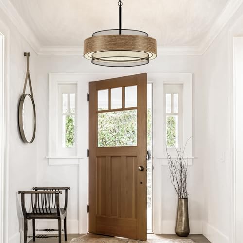 19.7" 5-Light Farmhouse Chandelier